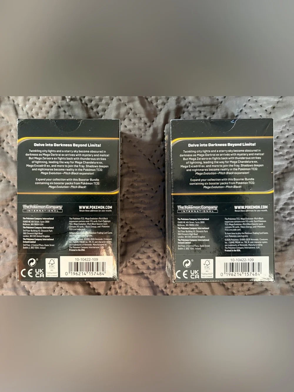 Pokemon Pitch Black Booster Bundle lot of 2